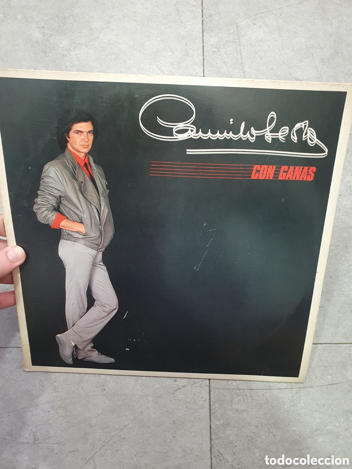 Discos de vinilo: LP. Camilo Sesto. Con Ganas.