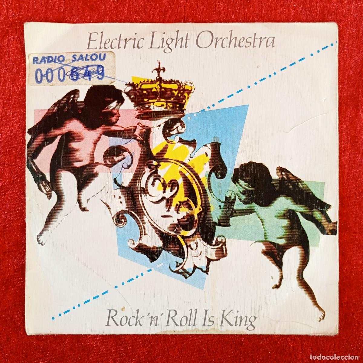 Discos de vinilo: ELECTRIC LIGHT ORCHESTRA - ROCK'N ROLL IS KING - JET A-7034 - SINGLE - DISCO VINILO / 4044