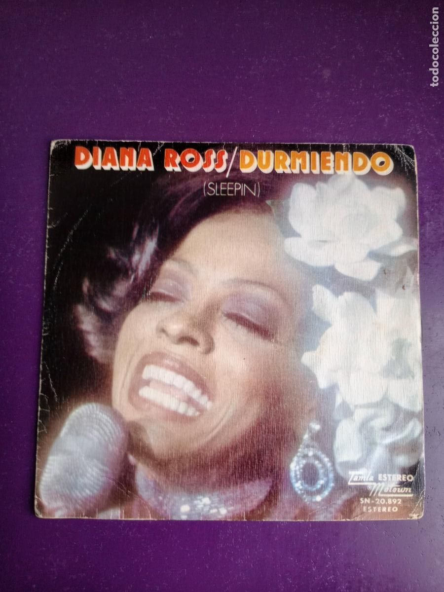 Discos de vinilo: Diana Ross &ndash; Durmiendo = Sleepin' - Sg MOTOWN 1974 - SOUL DISCO POP