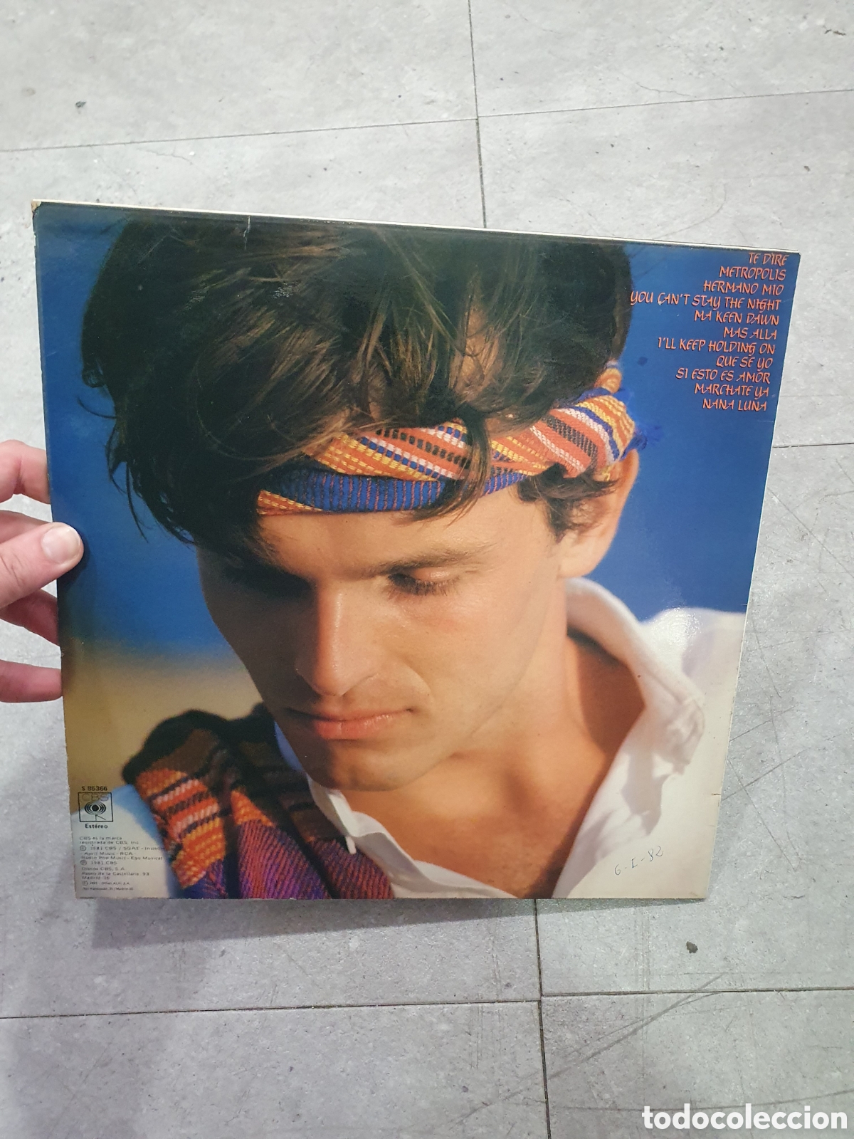 Discos de vinilo: LP. Miguel Bos&eacute;. M&aacute;s all&aacute;. - Foto 2
