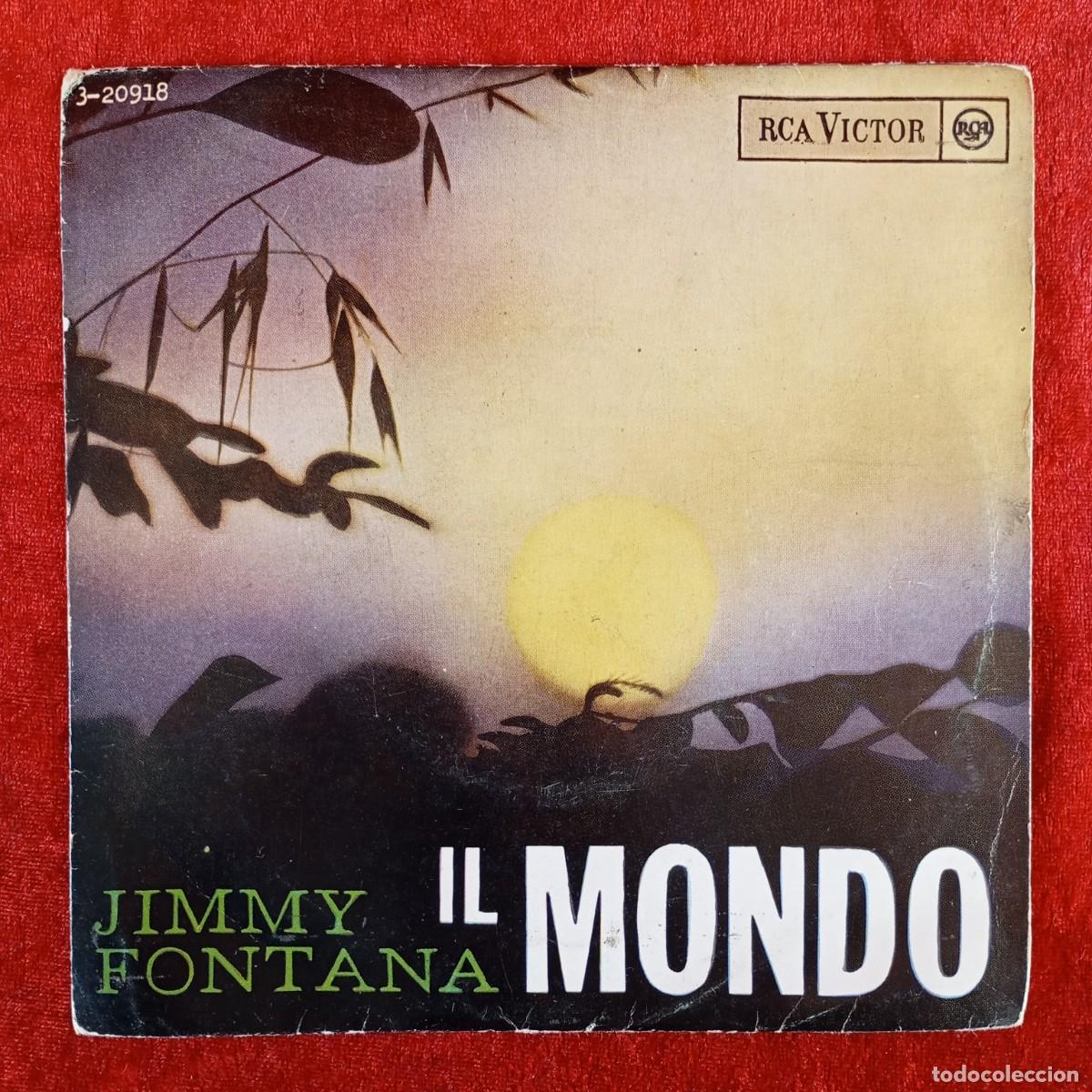 Discos de vinilo: JIMMY FONTANA - IL MONDO - 3-20918 - RCA VICTOR - SINGLE - DISCO VINILO / 4048
