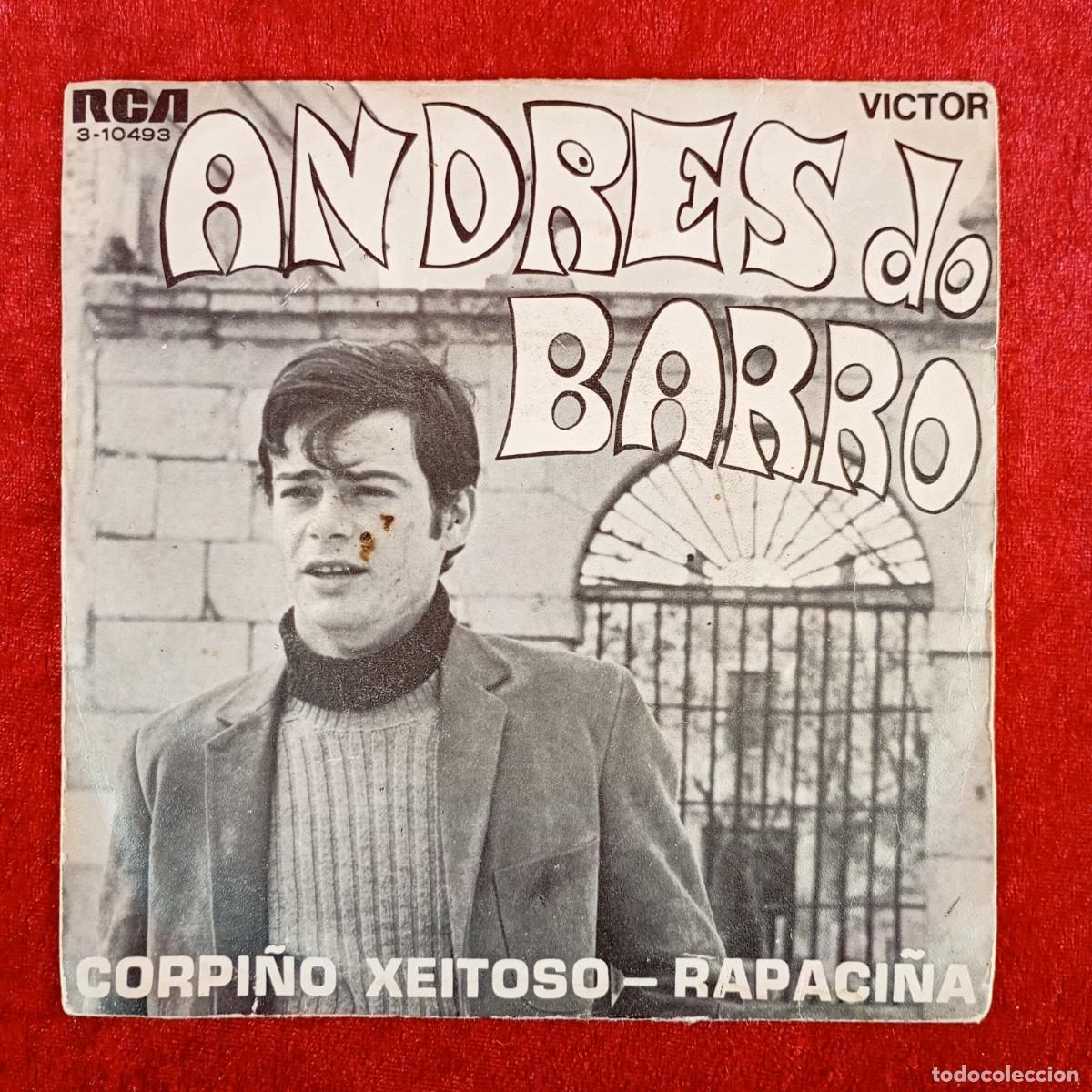 Discos de vinilo: ANDRES DE BARRIO - CORPI&Ntilde;O XEITOSO - RAPACI&Ntilde;A - 3-10493 - SINGLE - DISCO VINILO / 4049