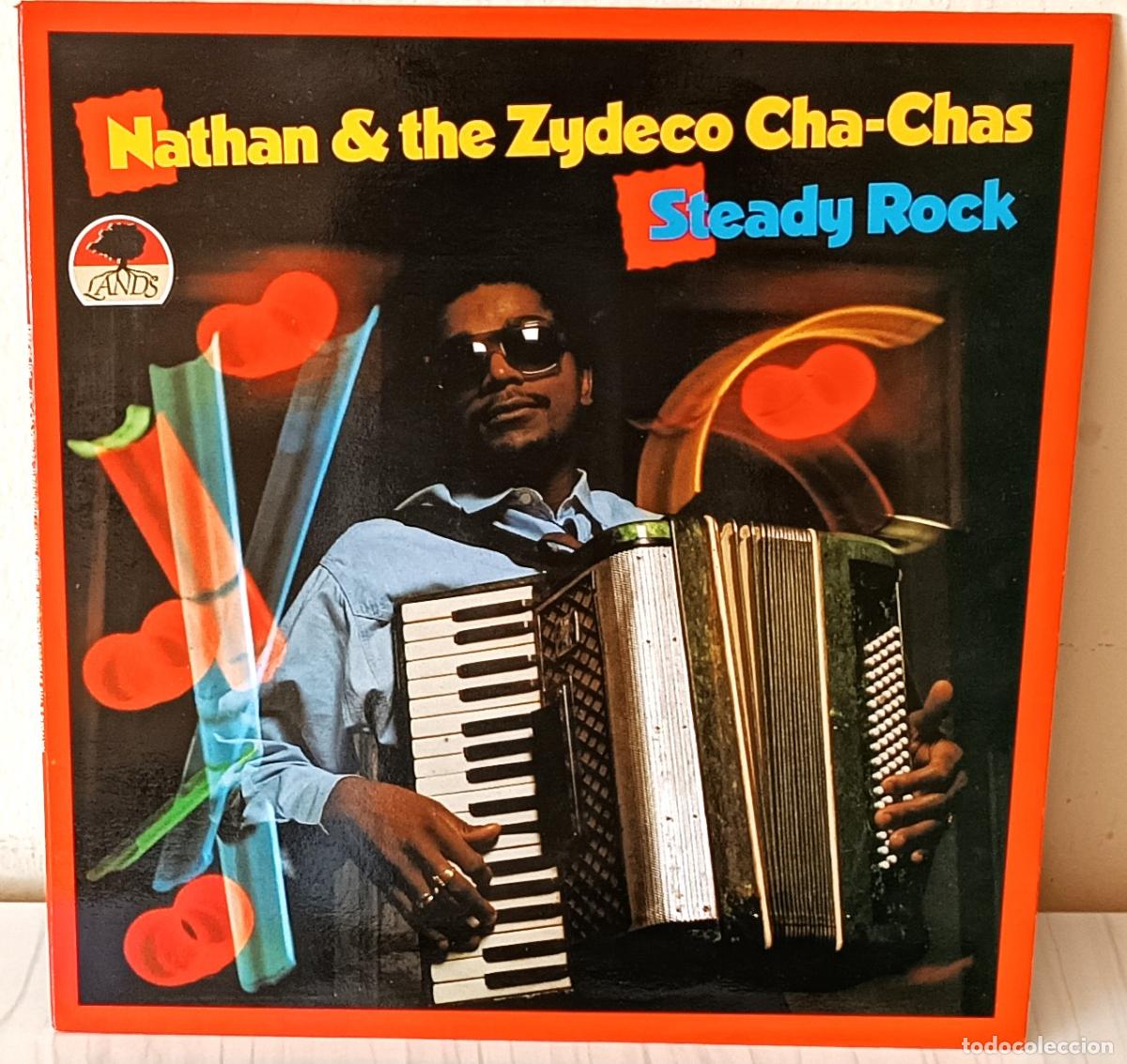 Discos de vinilo: NATHAN & THE ZYDECO CHA CHAS - STEADY ROCK ROUNDER - 1990