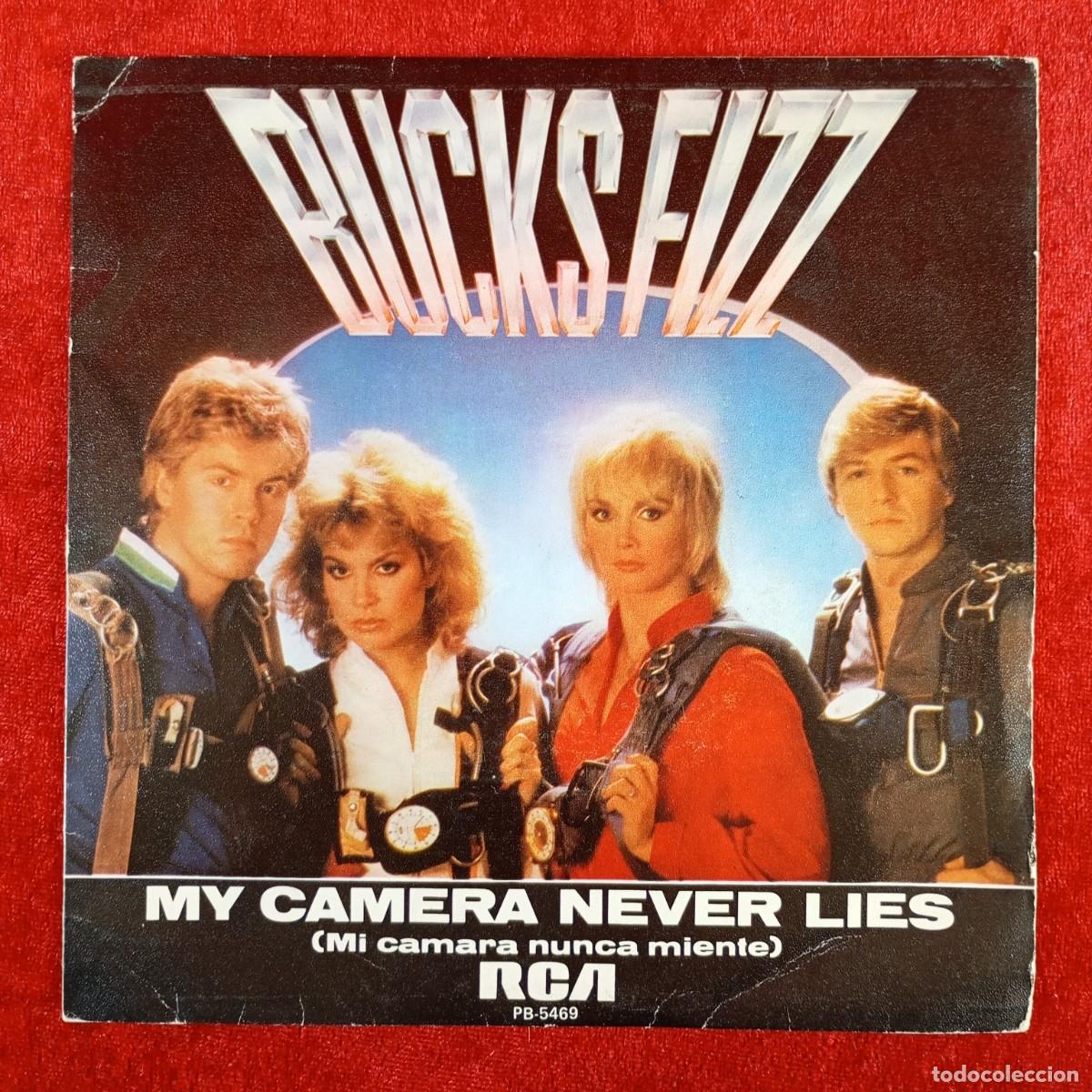 Discos de vinilo: BUCKS FIZZ - MY CAMERA NEVER LIES - MI CAMARA NUNCA MIENTE - PB-5469 - SINGLE - DISCO VINILO / 4050