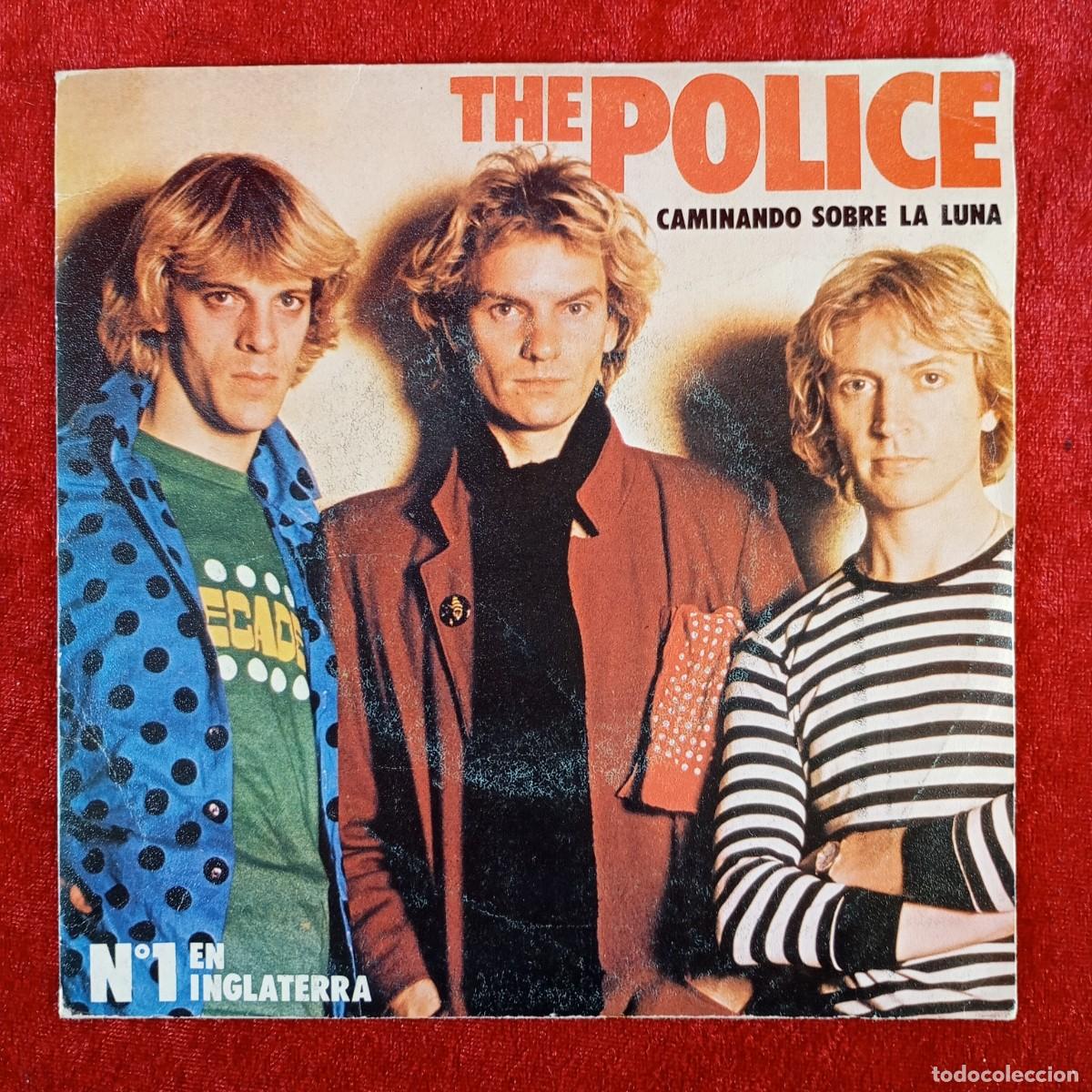 Discos de vinilo: THE POLICE - CAMINANDO SOBRE LA LUNA - AMS 7669 - SINGLE - DISCO VINILO / 4054
