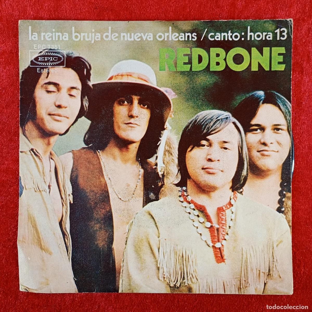 Discos de vinilo: REDBONE - LA REINA BRUJA DE NUEVA ORLEANS - CANTO: HORA 13 - SINGLE - DISCO VINILO / 4062