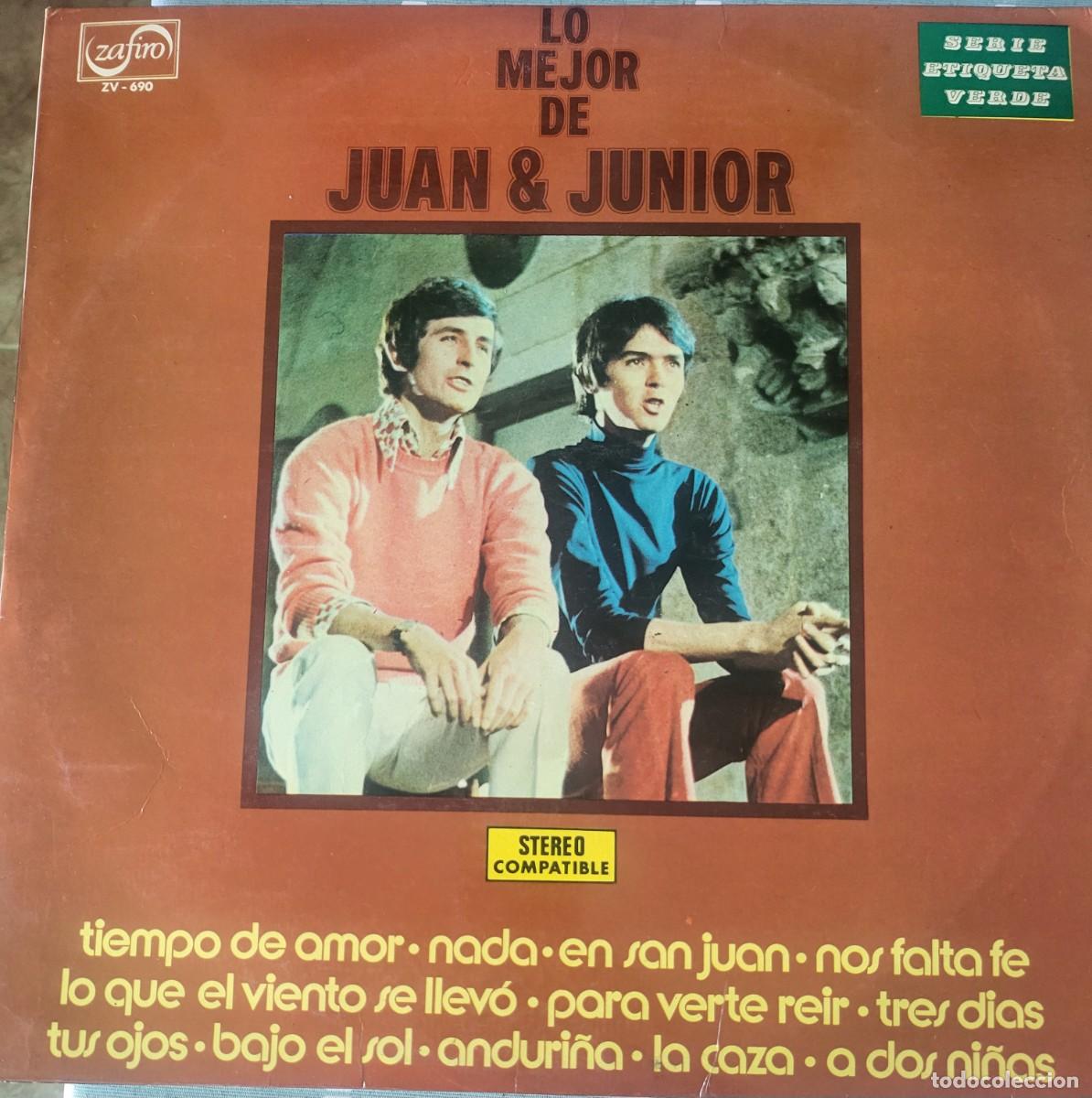 Discos de vinilo: Juan & Junior Lp sello Zafiro editado en Espa&ntilde;a a&ntilde;o 1972...
