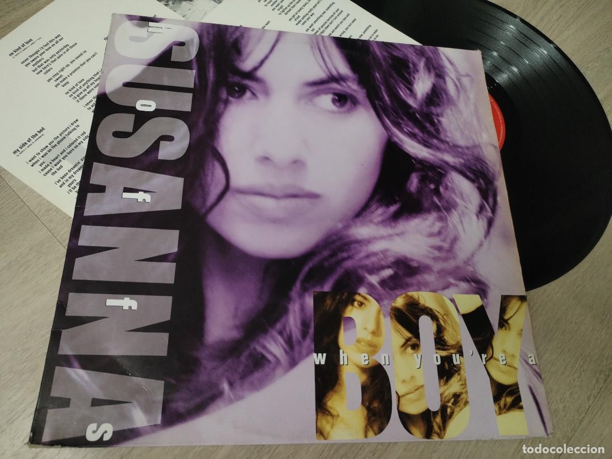 Discos de vinilo: SUSANNA HOFFS - ( EX BANGLES ) WHEN YOU&acute;RE A BOY ..LP DE CBS - 1991 - CON LETRAS