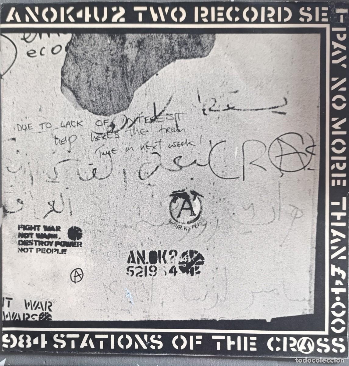 Discos de vinilo: CRASS -STATIONS OF THE CRASS 2LP CRASS RECORDS EL POTENTE SEGUNDO TRABAJO DE CRASS, ANARCHO PUNK