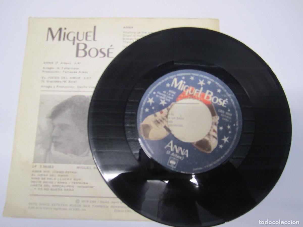 Discos de vinilo: disco vinilo single miguel bose anna - Foto 2