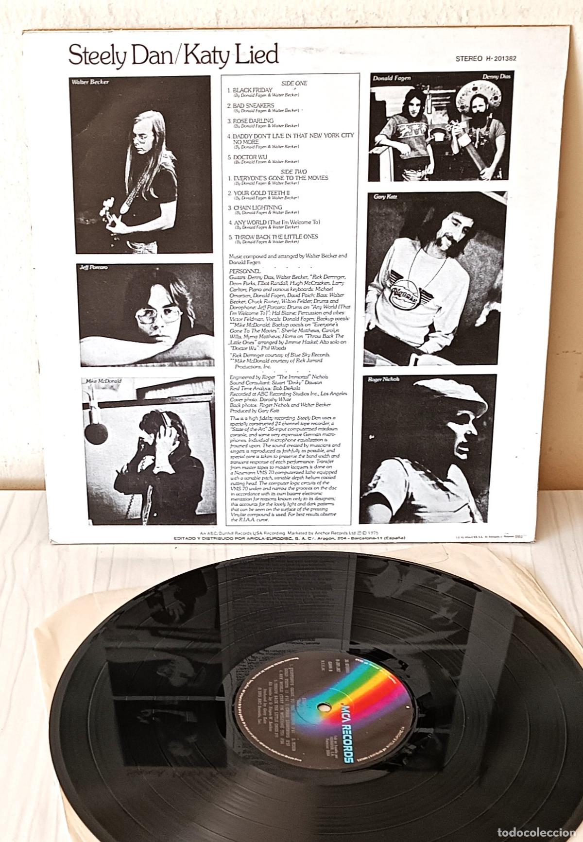 Discos de vinilo: STEELY DAN - KATY LIED MCA - 1982 (1975) - Foto 2