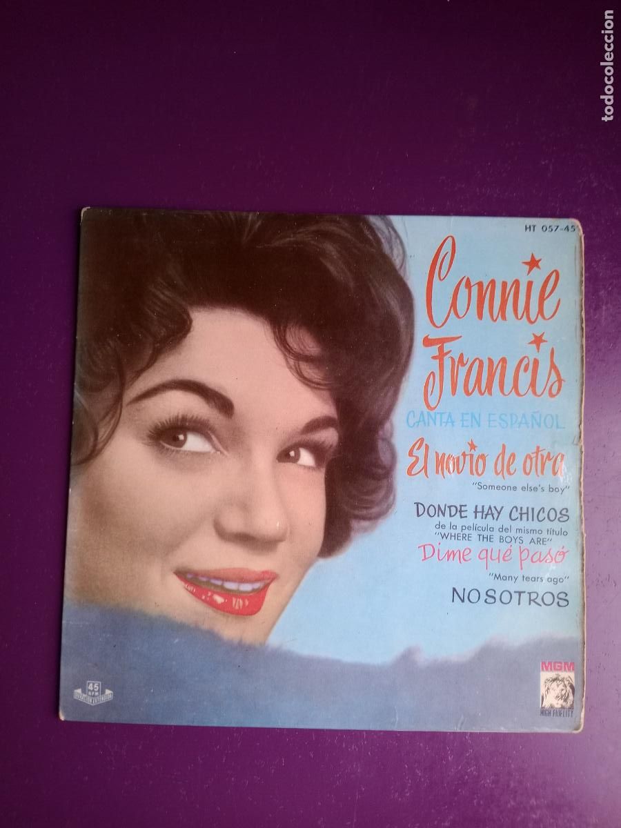 Discos de vinilo: CONNIE FRANCIS EP MGM 1961 - CANTA EN ESPA&Ntilde;OL - EL NOVIO DE OTRA +3 - POP ROCK 60'S - USO LEVE