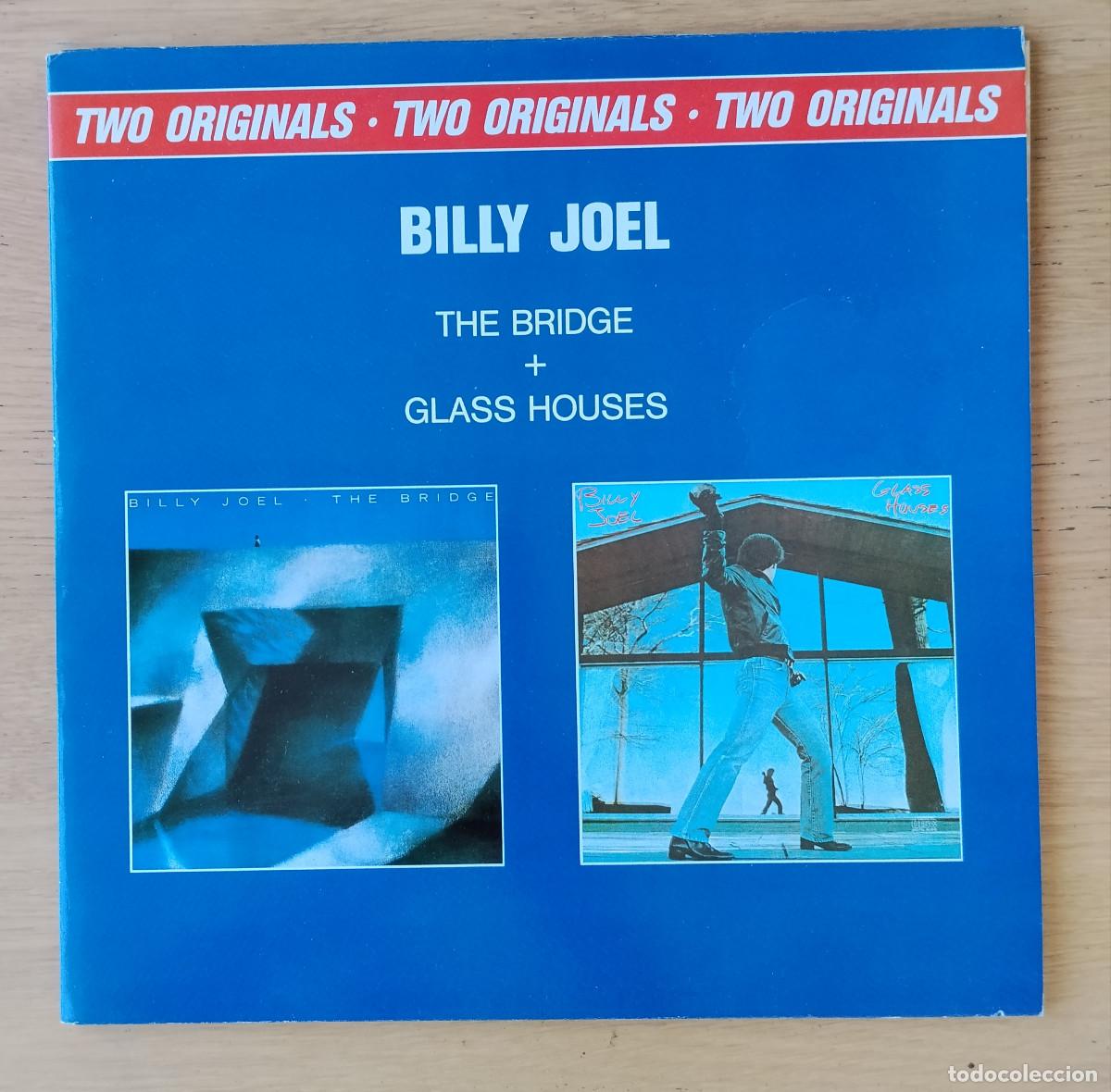 Discos de vinilo: BILLY JOEL : &rdquo;THE BRIDGE + GLASS HOUSES&rdquo; DOBLE LP VINILO 1990- ROCK - POP