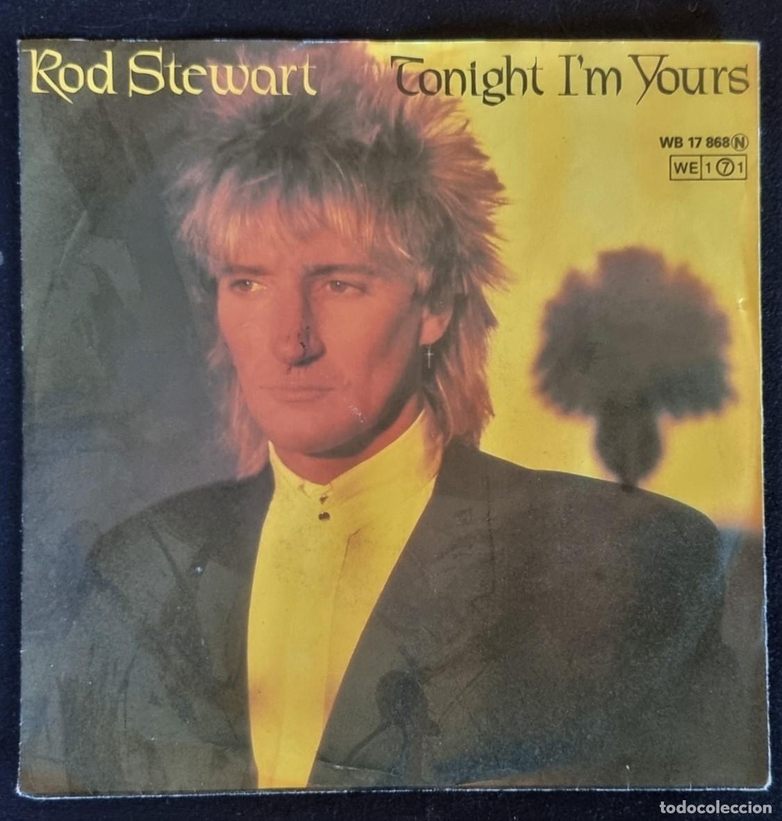 Discos de vinilo: ROD STEWART - TONIGHT I`M YOURS / SONNY- WARNER BROS RECORDS 1981
