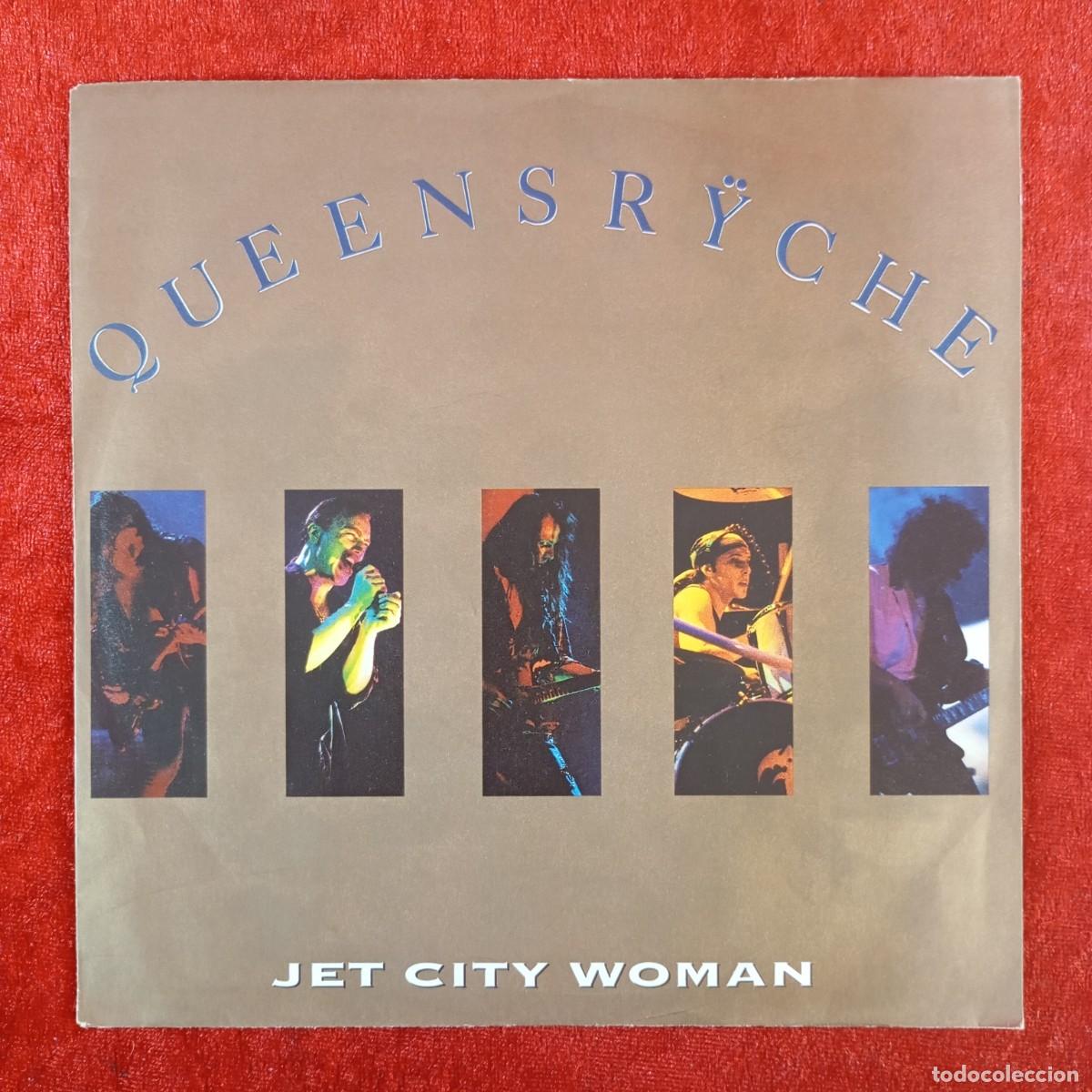 Discos de vinilo: QUEENSRYCHE - JET CITY WOMAN - 016 2044697 - SINGLE - DISCO VINILO / 4073
