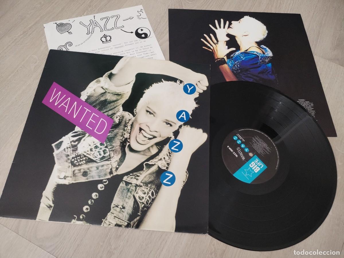 Discos de vinilo: YAZZ - WANTED ..LP CON ENCARTE + HOJA PROMOCION DE DISCOGRAFICA ..LP DE 1988 - BIG LIFE