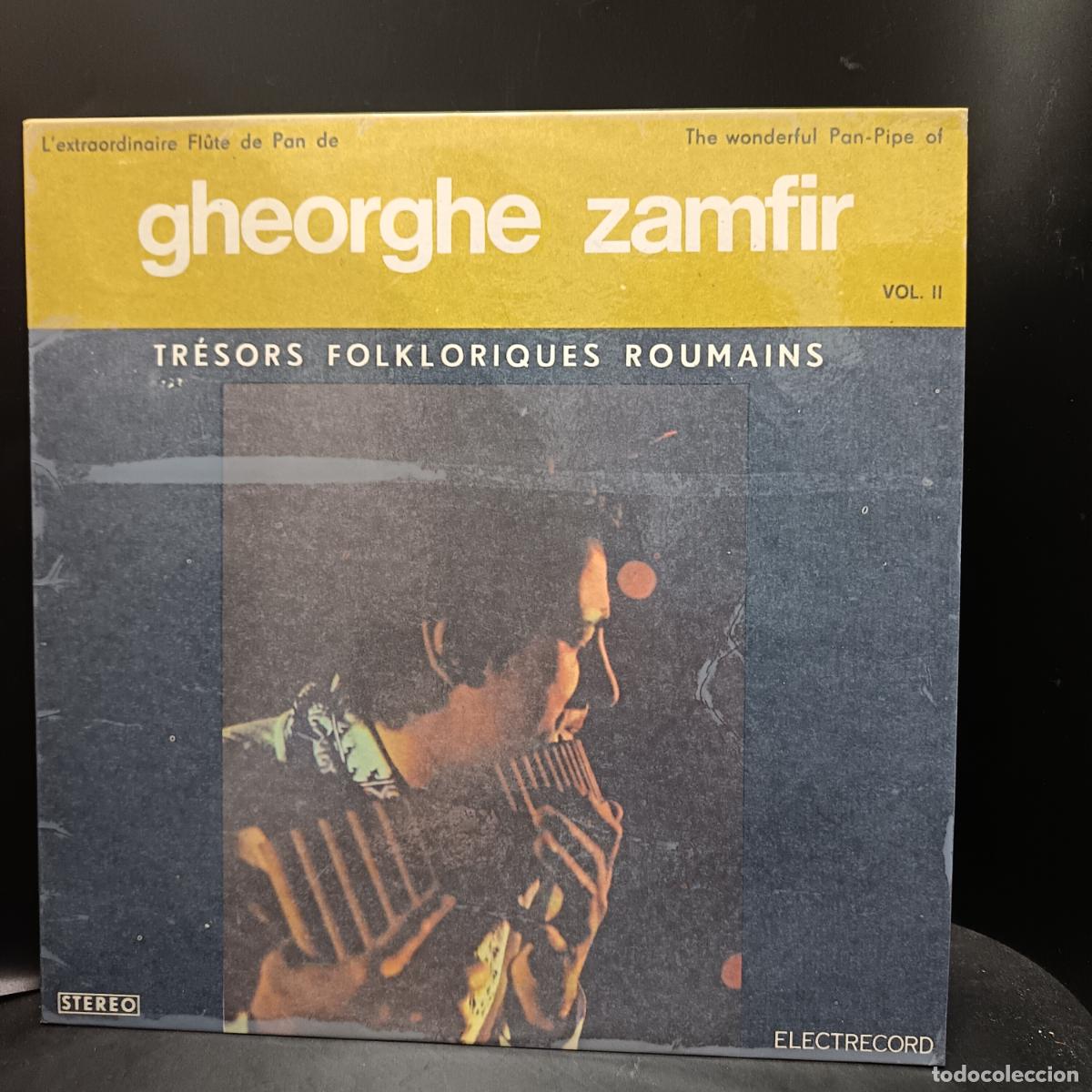Discos de vinilo: GHEORGHE ZAMFIR. Tresors Folkloriques Roumains. LP Folk Rumana
