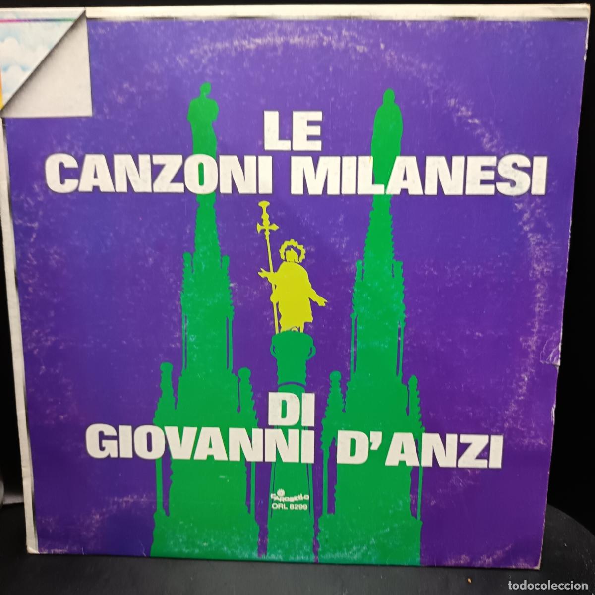 Discos de vinilo: Le Canzoni Milanesi di Giovanni D'Anzi. LP Italy