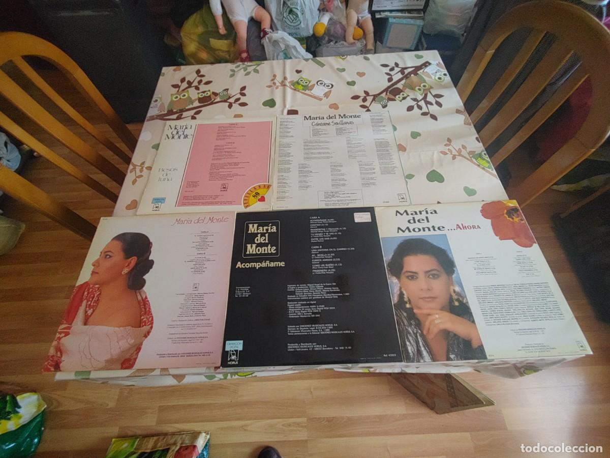 Discos de vinilo: maria del monte,lote de 5 lps - Foto 2