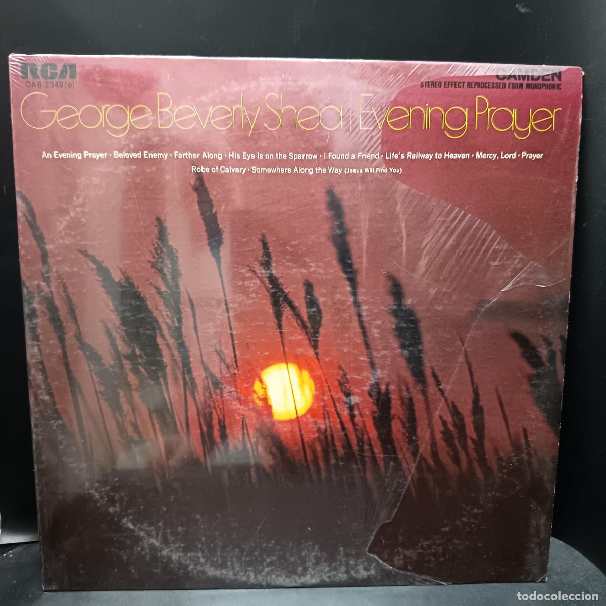 Discos de vinilo: George Beverly Shea &ndash; Evening Prayer. LP 1969 USA Musica Religiosa