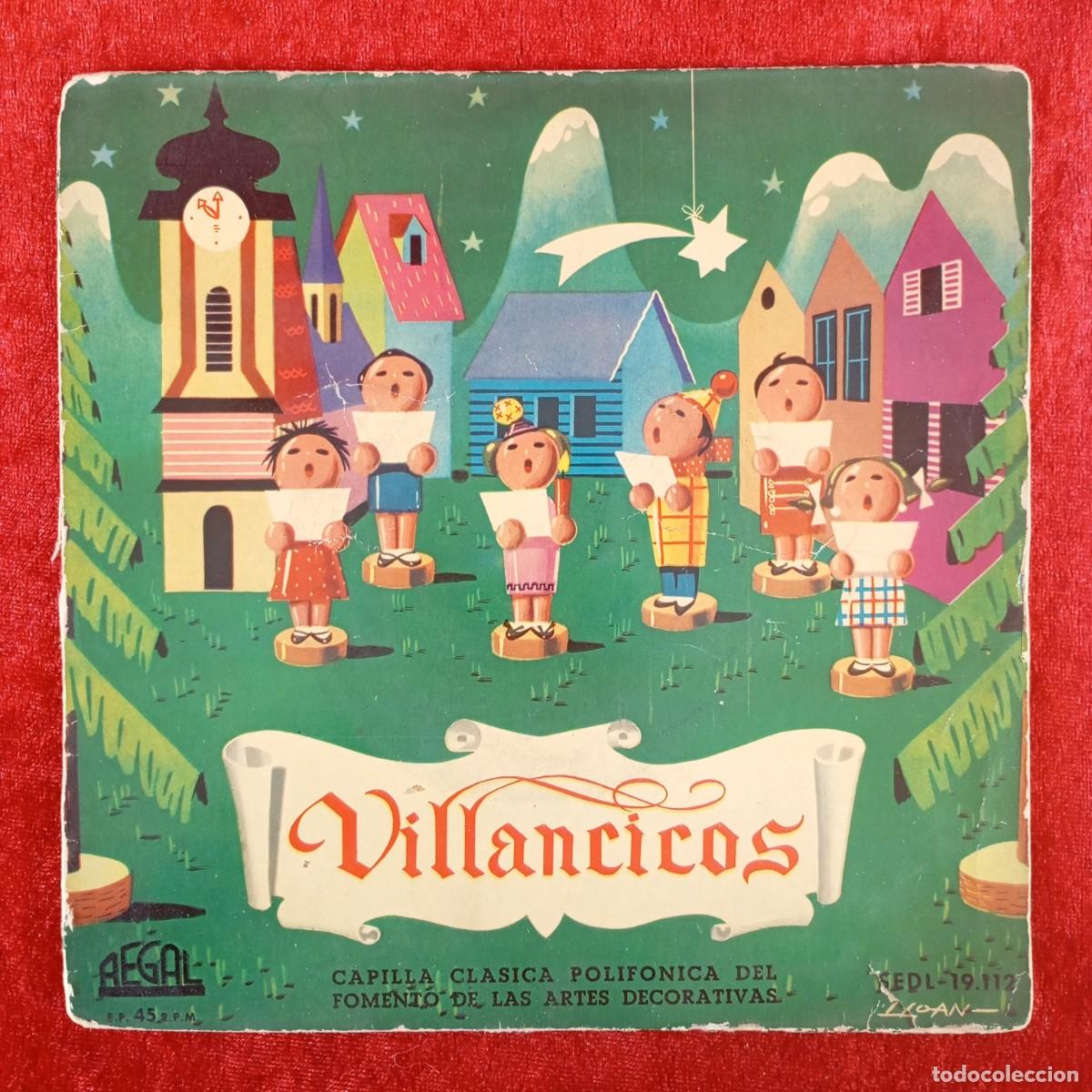 Discos de vinilo: VILLANCICOS - SEDL-19.112 - SINGLE - DISCO VINILO / 4087
