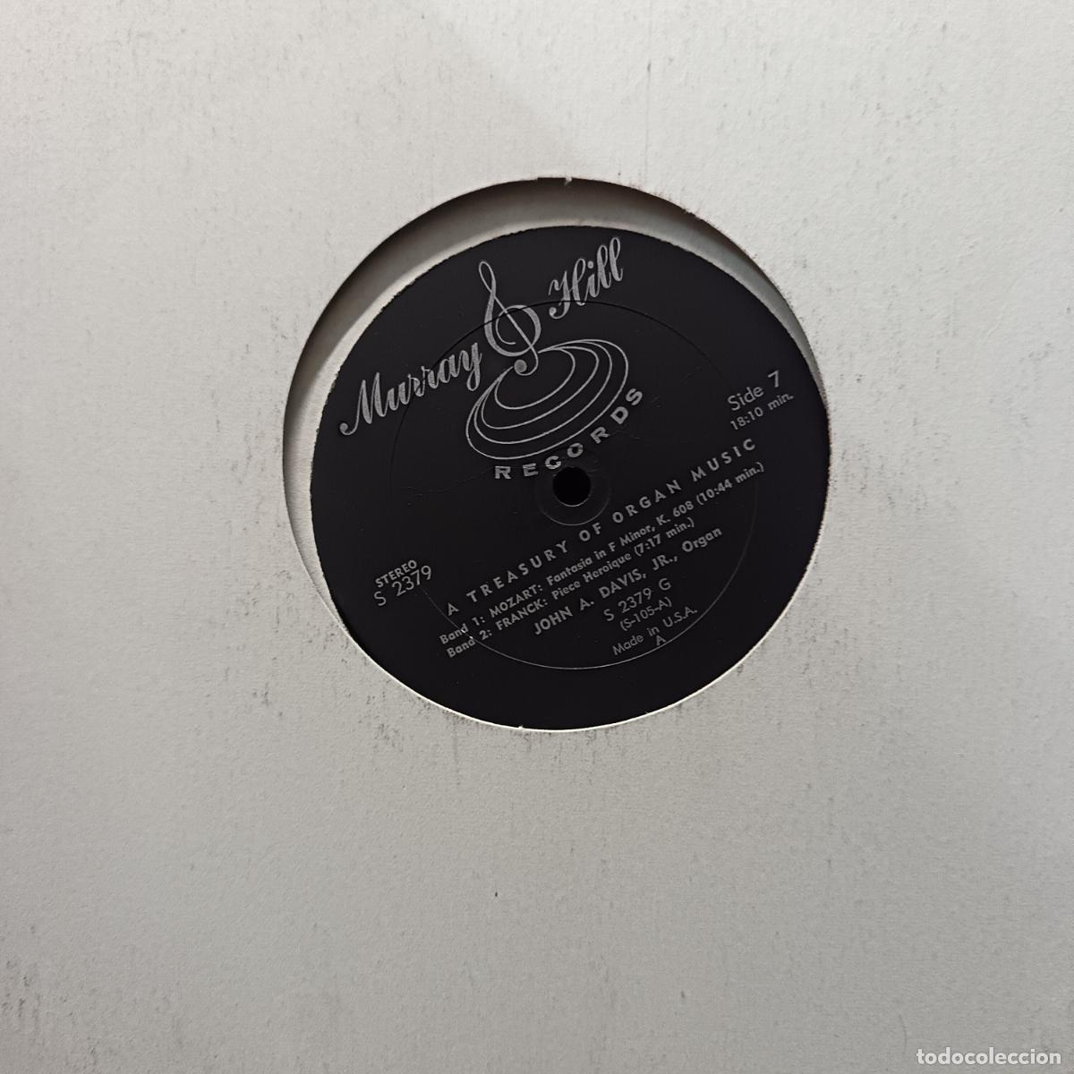Discos de vinilo: A Treasury Of Organ Music, John A, Davis JR. & Helmuth Rilling. LP USA
