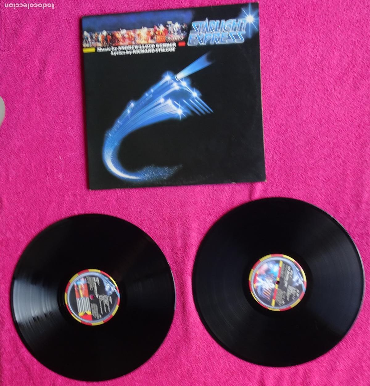 Discos de vinilo: Starlight Express Andrew Lloyd Webber's 1985 polydor LNER 1 reino unido