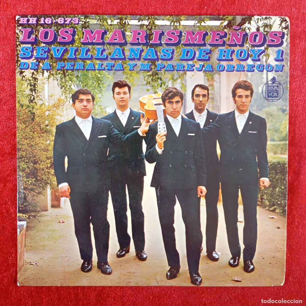 Discos de vinilo: LSO MARISME&Ntilde;OS - SEVILLANAS DE HOY 1 DE A PERALTA Y M PAREJA OBREG&Oacute;N - SINGLE - DISCO VINILO / 4101