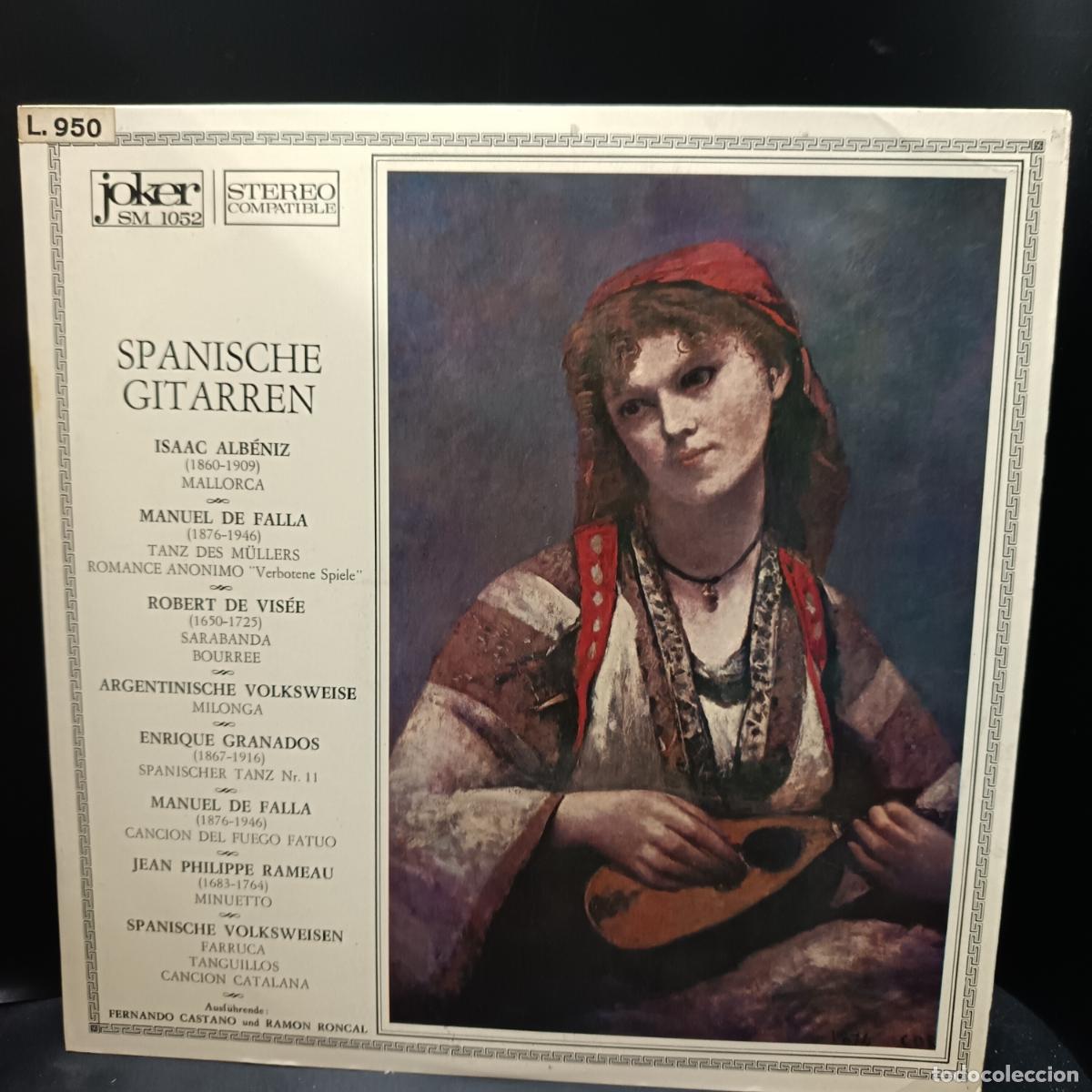 Discos de vinilo: Spanische Gitarren ( Guitarra espa&ntilde;ola cl&aacute;sica). LP ALBENIZ, FALLA, DE VISEE, VOLKSWEISEN, RAMEAU...