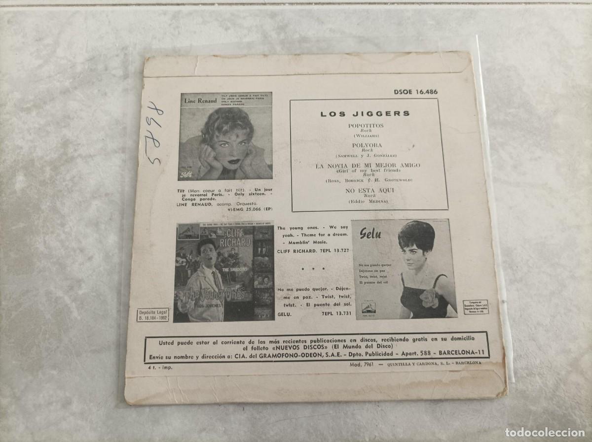 Discos de vinilo: Los Jiggers ep-super dificil- - Foto 2