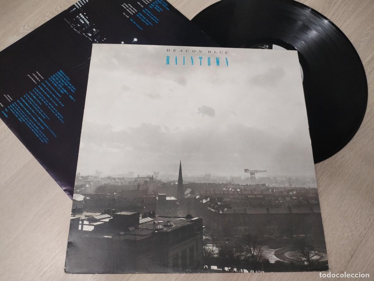 Discos de vinilo: DEACON BLUE - RAINTOWN ..LP DE CBS - CON LETRAS DE 1987 - EDICION ..UK.