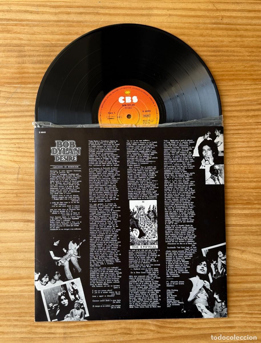 Discos de vinilo: Bob Dylan - Desire. Spain 1976 - Foto 5