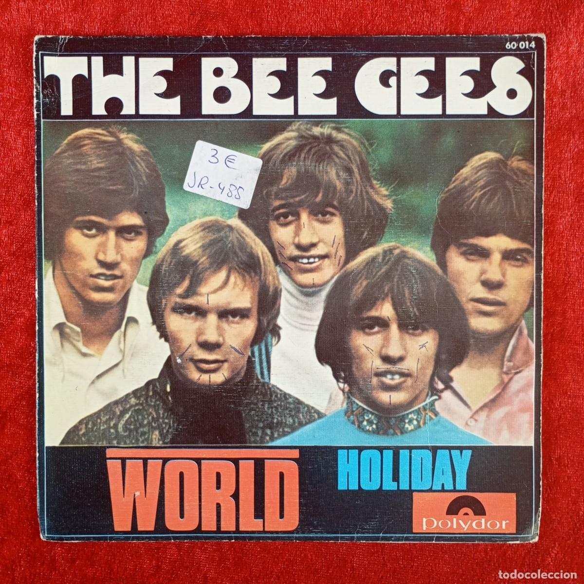 Discos de vinilo: THE BEE GEES - WORLD - HOLIDAY - 60-014 - SINGLE - DISCO VINILO / 4116