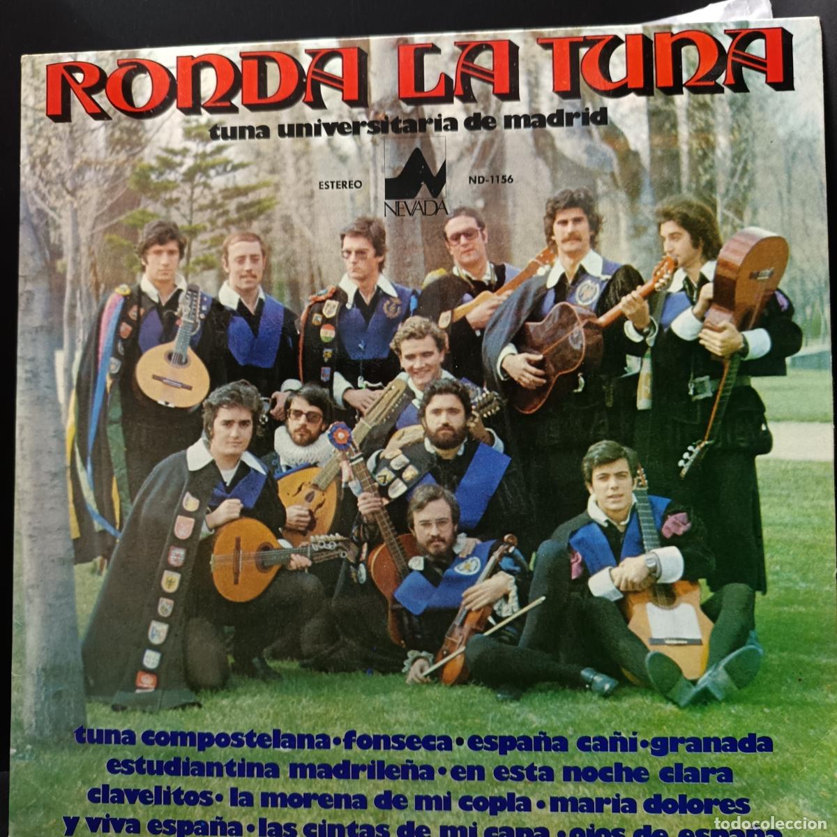 Discos de vinilo: LP RONDA LA TUNA. Tuna universitaria de Madrid. 1977