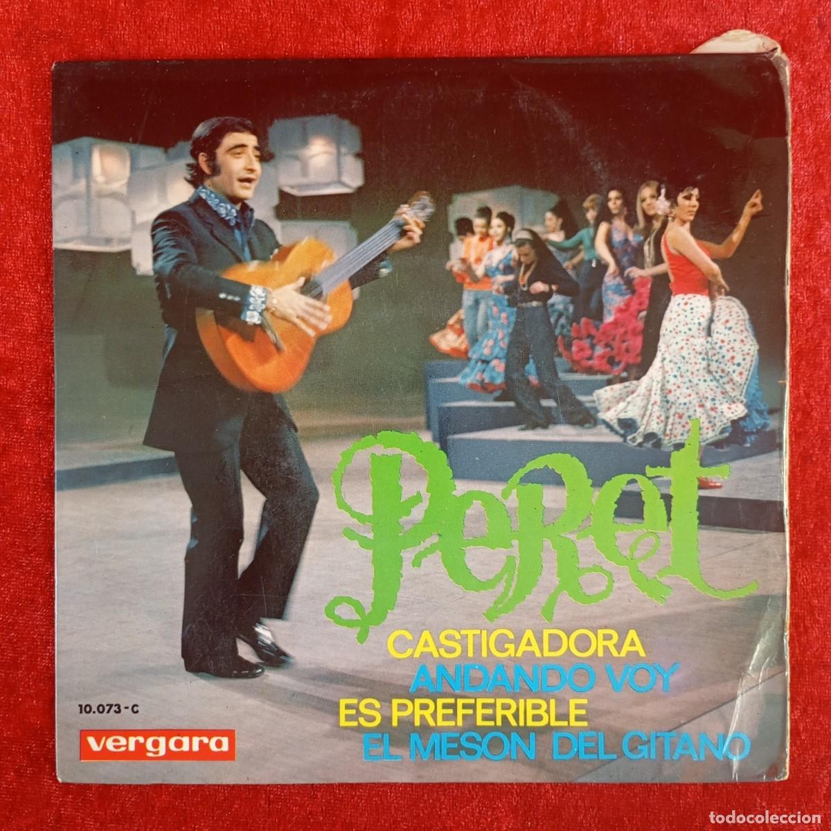 Discos de vinilo: PERET - CASTIGADORA - ANDANDO VOY - 10.073-C - SINGLE - DISCO VINILO / 4128