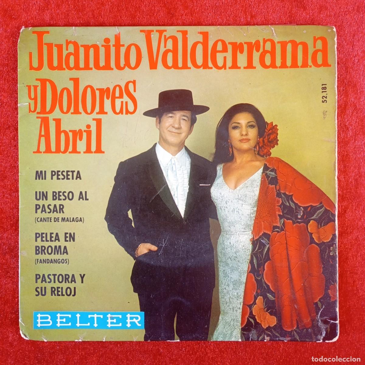 Discos de vinilo: JUANITO VALDERRAMA Y DOLORES ABRIL - 52.181 - SINGLE - DISCO VINILO / 4141