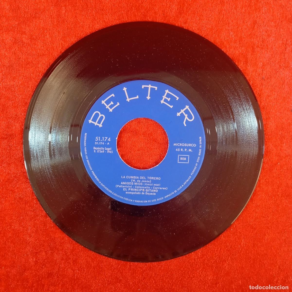 Discos de vinilo: EL PRINCIPE GITANO - 51.174 -- SINGLE - DISCO VINILO / 4142 - Foto 4