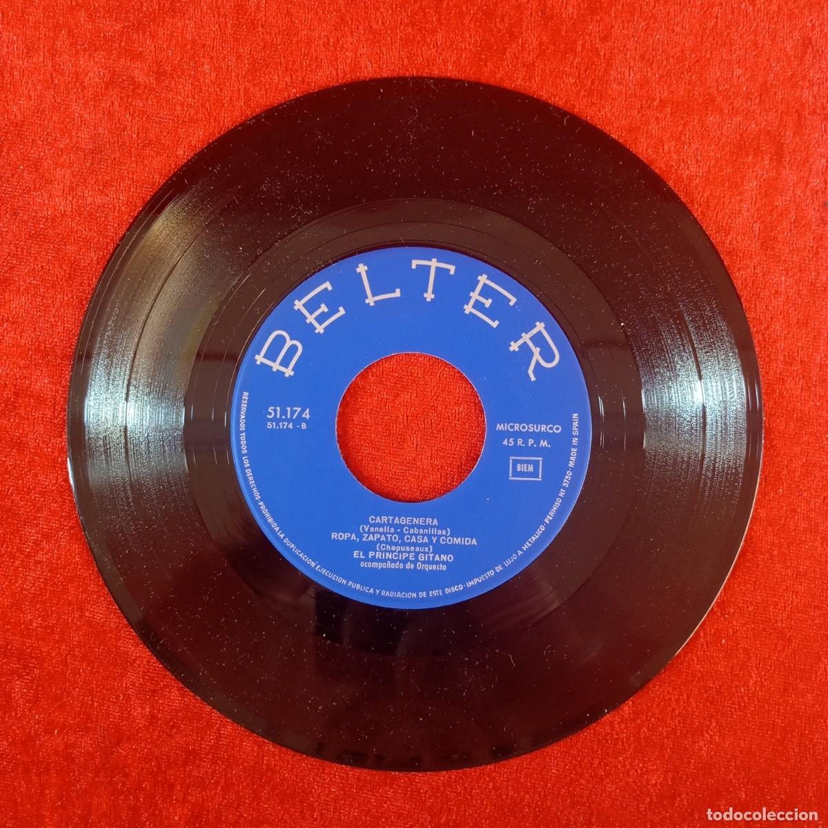 Discos de vinilo: EL PRINCIPE GITANO - 51.174 -- SINGLE - DISCO VINILO / 4142 - Foto 5