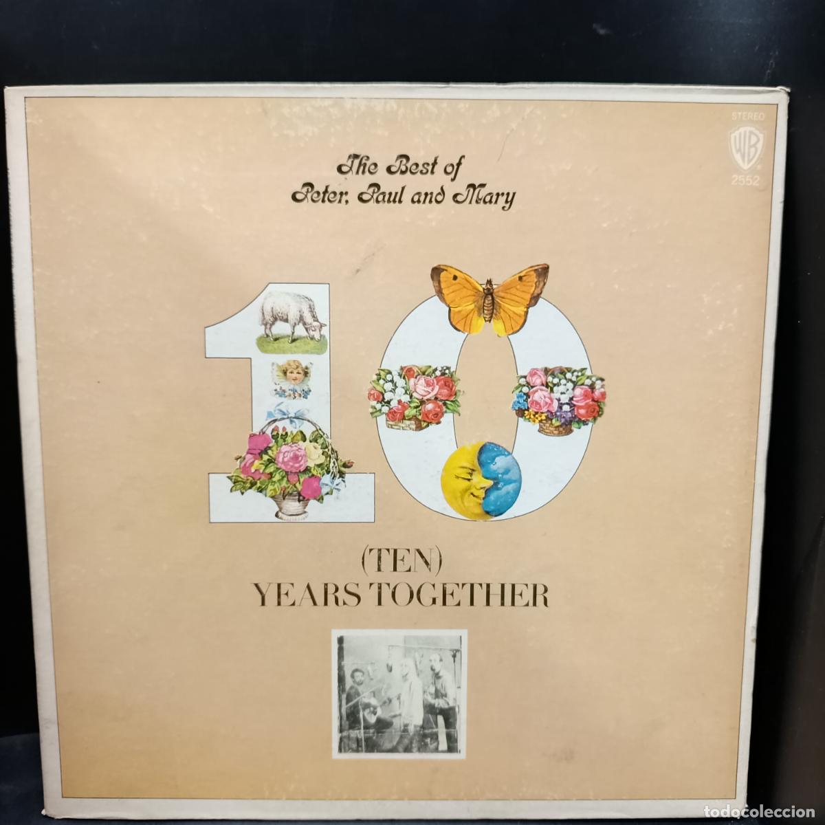 Discos de vinilo: The best of PETER, PAUL and MARY. LP USA.