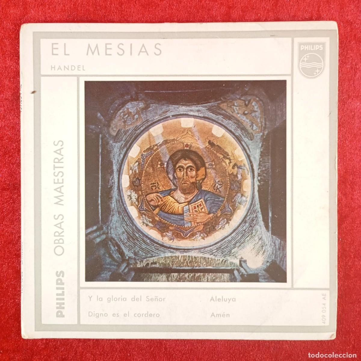 Discos de vinilo: EL MESIAS - HANDEL - OBRAS MAESTRAS - 409 054 AE - SINGLE - DISCO VINILO / 4153