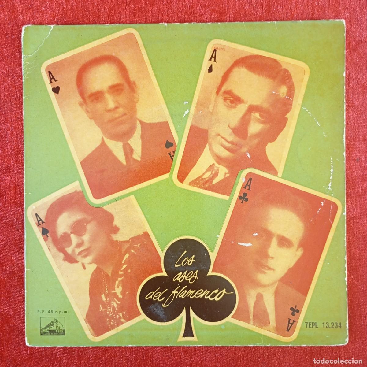 Discos de vinilo: LOS ASES DEL FLAMENCO - 7EPL 13.234 - SINGLE - DISCO VINILO / 4155