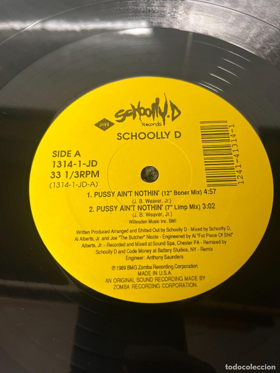 Discos de vinilo: Schoolly D Pussy Aint Nothin - Foto 3