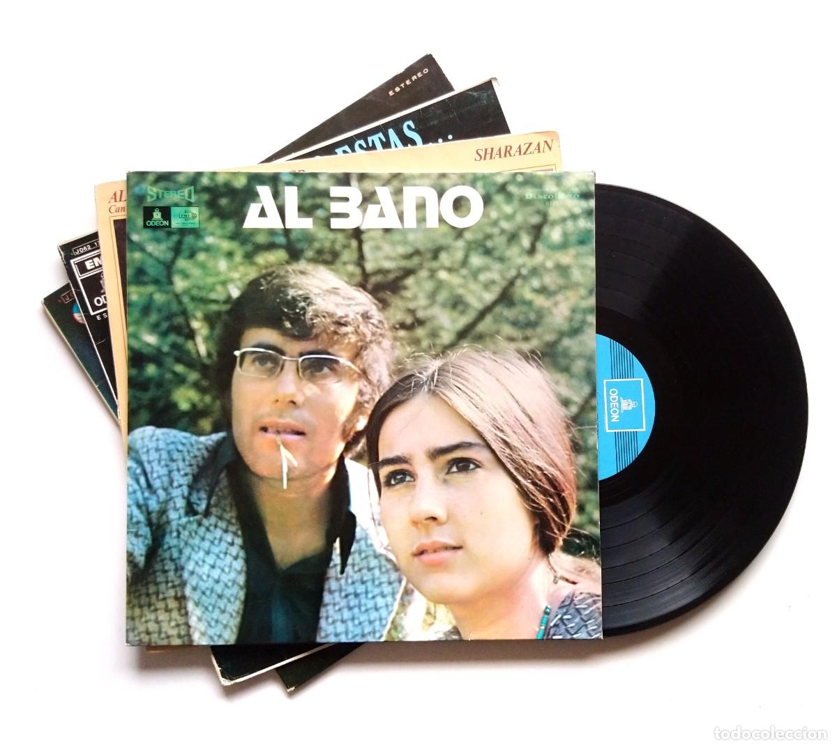 Discos de vinilo: AL BANO & ROMiNA Lote 5 LP Si Tu No Estas Su Cara Sonrisa Sharazan Angeles Sin Paraiso