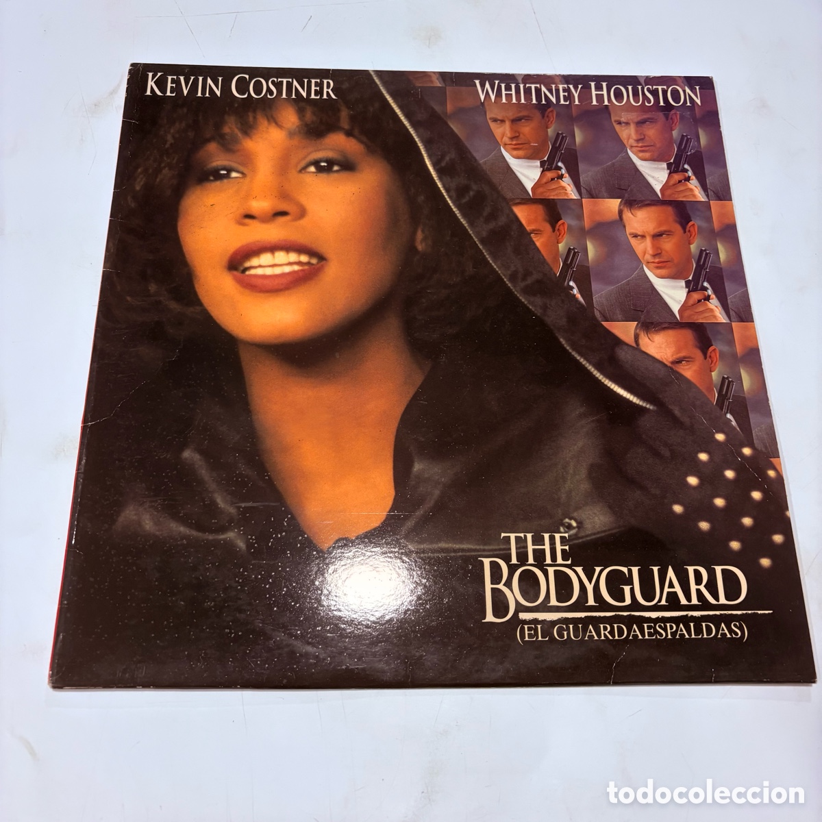 Discos de vinilo: lp banda sonora pelicula The Bodyguard El Guardaespaldas whitney houston edicion espa&ntilde;ola de 1992