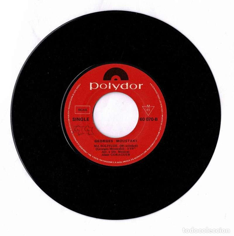 Discos de vinilo: Georges Moustaki - Le Meteque. Single (s&oacute;lo vinilo) - Foto 2