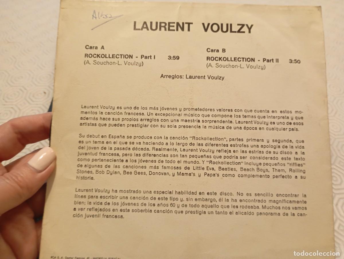 Discos de vinilo: Vinilo Single Laurent Voulzy - Rockollection - Foto 2