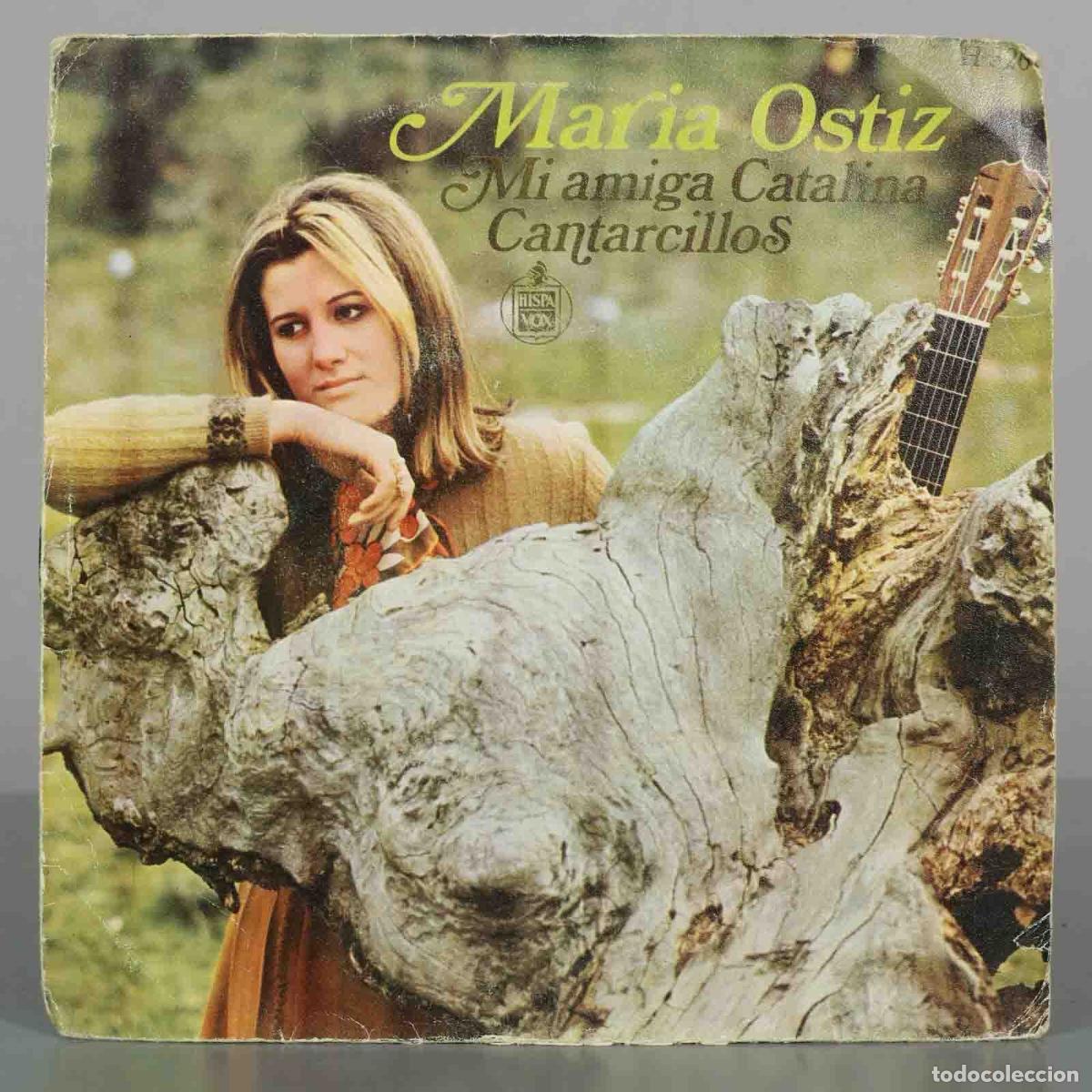 Discos de vinilo: SINGLE. Mi amiga Catalina, Cantarcillos - Maria Ostiz