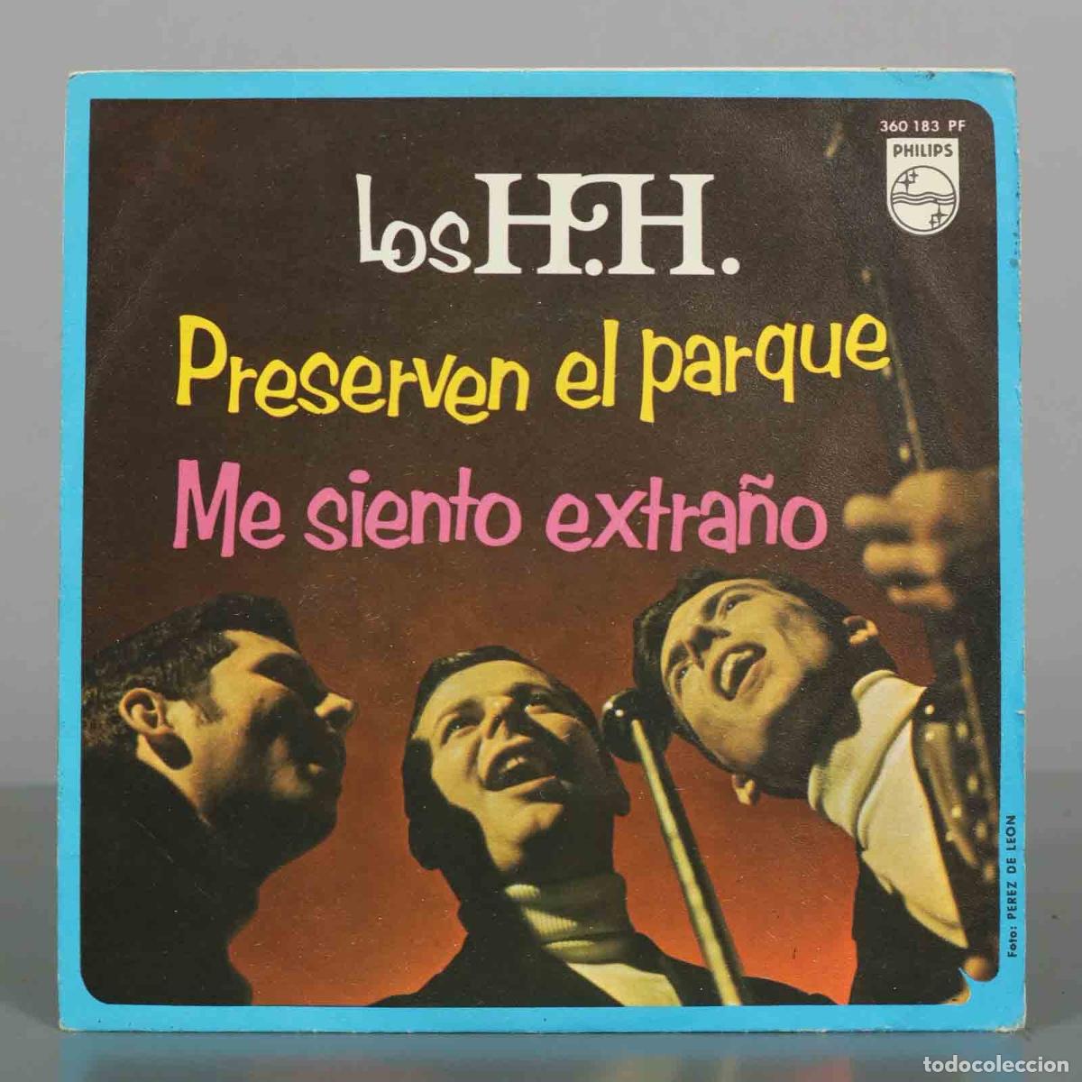 Discos de vinilo: SINGLE. Preserven el parque - Me siento extra&ntilde;o - Los H.H.
