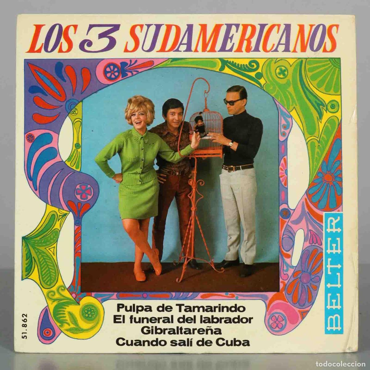 Discos de vinilo: EP. Pulpa De Tamarindo - Los 3 Sudamericanos - Belter