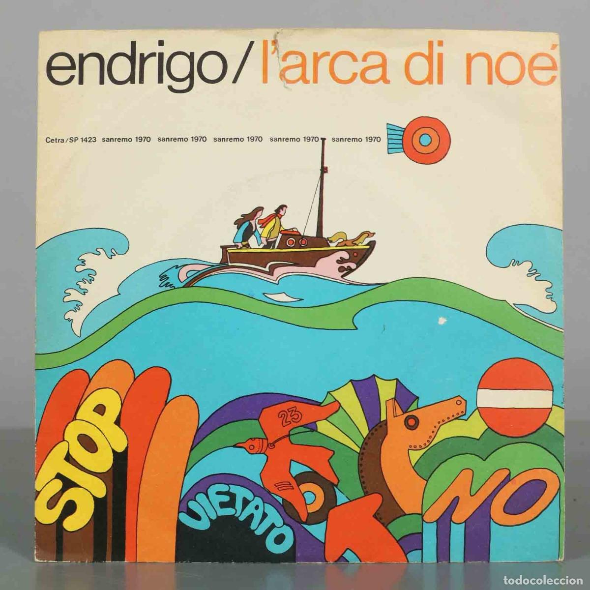 Discos de vinilo: SINGLE. L&acute;arca di No&egrave; - Sergio Endrigo
